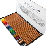 Cretacolor Fine Art Pastel Pencil Sets- 36 Colors in a Reusable Tin
