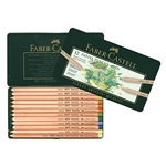 Faber Castell Pitt Pastel Pencil Sets- Set of 12 in a Reusable Tin