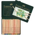 Faber Castell Pitt Pastel Pencil Sets- Set of 24 in a Reusable Tin