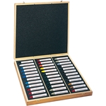 Sennelier Grand Jumbo Oil Pastel Set 36 Colors in a Wooden Box