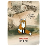 Bomo Art Budapest Enamel Pin- Fox