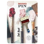 Bomo Art Budapest Enamel Pin- Paint Brush
