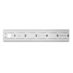 Pacific Arc Stainless Steel Cork-Back Rulers