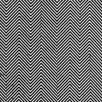 Moving Zig Zag Op Art (Optical Illusion) Paper- Black on Natural