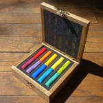 Henri Roche Petits Half Stick Wood Box Brights Set