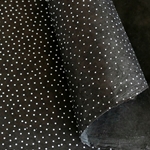 Lama Li Black & White Nepalese Printed Paper- White Specks on Black