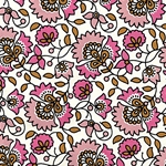"NEW!" Printed Paper from India- Valencia Pink 22x30" Sheet