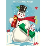 Cavallini Decorative Paper - Snowman 20" x 28" Sheet
