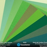 Pure Color Greens Origami Paper- 36 Sheets, 15cm