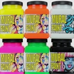 Mural Paint, 6 Neon colors