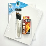 FineArtStore Selections- Beginner Acrylic Painting Kit