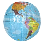 Japanese Paper Balloon- Globe 6" Diameter