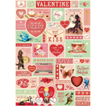 **NEW!** Cavallini Decorative Paper - Valentine Love Note 20"x28" Sheet