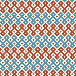 "NEW!!" Tassotti Paper - Blue-Red Floor Tile 19.5"x27.5" Sheet