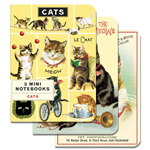 Cavallini Cats Mini Notebook Set