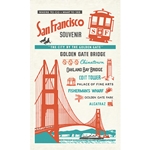 Cavallini Tea Towel - San Francisco