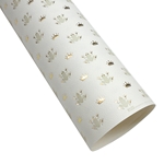Rossi Italian Gold Foil Letterpress Paper- Frog Prince in Grey with Gold