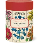 *NEW!* Cavallini Mini Puzzle - A Year in Flowers