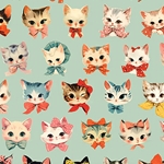 "Cute Cat" Decorative Paper 20x27" Sheet