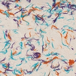 Fiber Inclusions Lokta Paper- Purple, Teal, and Orange 19.5" x 29.5" Sheet