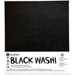 Black Washi 9 1/2″ x 10 3/4″ – 10 Sheets