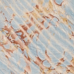 Nepalese Marbled Paper- Pale Blue Wave with Gold & Copper 20x30" Sheet