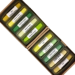 Mt. Vision Pastels - Spring Green 10 pc. Set Handmade Soft Pastels