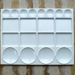 Large Rectangular 20 Well Plastic Palette