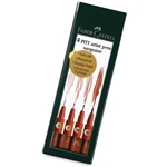 Faber Castell - Pitt Artist Pen Sanguine Set of 4