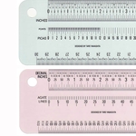 Schaedler Precision Rulers - 12 Inch A &amp; B Set