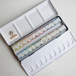 Schmincke Horadam Watercolor Metal Tin Set of 24 Half Pans