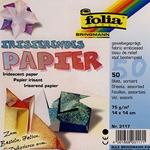 Iridescent Origami Paper - Fabric Embossed