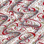 Red &amp; Gold Wind Storm - Chiyogami Paper