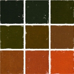 Roche Pastel Values Sets of 9 - Orange Brown 2140 Series