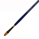 Connoisseur Red Sable/Gold Taklon Mix Brushes - Filbert