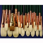 Everett Raymond Kinstler Portrait Brush Set of 20 Silver Brushes