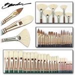 John Howard Sanden Professional Portrait Collection of 47 Silver Brushes