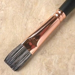 Connoisseur Premium Black &amp; White Hog Bristle Brushes - Flat
