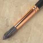 Connoisseur Premium Black &amp; White Hog Bristle Brushes - Round