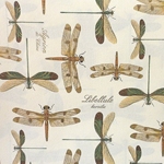 Rossi Decorative Paper from Italy- Dragonflies 28x40 Inch Sheet