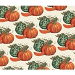 Rossi Decorative Paper from Italy- Pumpkins 28x40 Inch Sheet