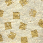 Thai Abaca- Metallic Gold on Natural 25x37 Inch Sheet