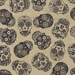 Sugar Skull Printed Paper from Nepal