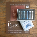 Schmincke Finest Extra-Soft Water Set of 6 With Strathmore Pastel Pad