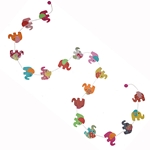 Decorative Paper Garland- Multicolor Elephants