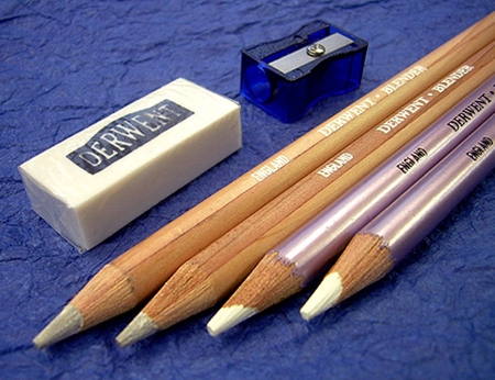 Derwent Burnisher Pen Brightening Pen Blender Pen Transition Gradient With  Pencil Sketch Blank